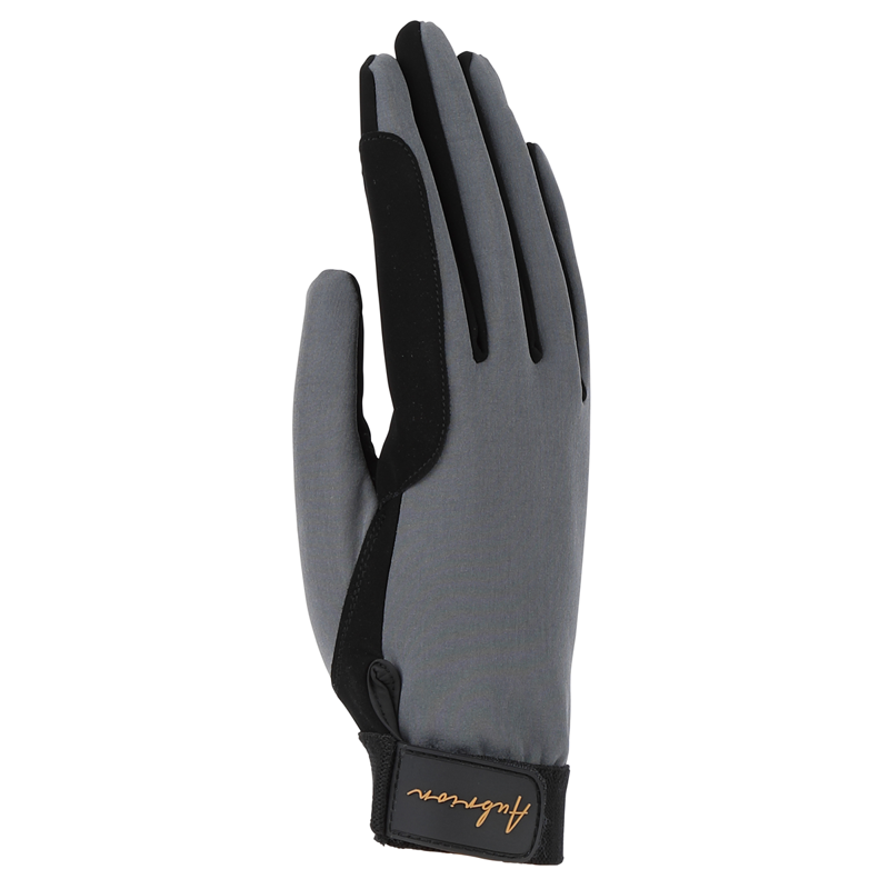 Aubrion Young Rider Team Winter Riding Gloves - Grey-1